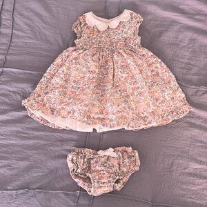 Baby Girl’s Pink Bunny Dress (Easter dress)